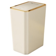 일상속반짝 모던 휴지통 15L, 크림 생활용품/세탁/청소용품 반품 최저가 4,540원