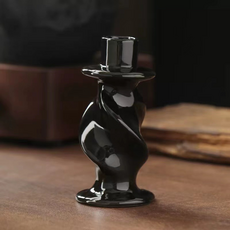 썸즈마인 인테리어 촛대 초 받침 글램, 블랙 홈인테리어/캔들/캔들홀더 반품 최저가 10,390원