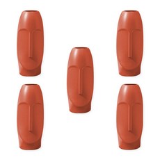 홈플로우 파스텔톤 플라스틱 인테리어 장식용 화병 긴얼굴 5p, 레드 홈인테리어/홈데코/디퓨저 반품 최저가 10,560원