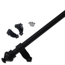 썬데코 02 15mm 바란스용 커튼봉, 블랙 홈인테리어/커튼/블라인드 반품 최저가 4,120원