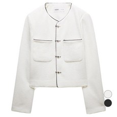 미쏘 여성용 배색 트위드 자켓 패션의류/잡화/여성패션 반품 최저가 59,990원
