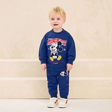 밀크마일 유아용 디즈니 베이비 미키마우스 빵긋스마일 상하의 세트 출산/유아동/유아동패션 반품 최저가 25,940원