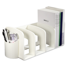 쿠말 4단 미니 책상 칸막이 선반 책꽂이 홀더형, 화이트 홈인테리어/가구 반품 최저가 6,250원