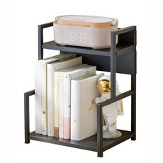 21세기트랜드 이지 스틸 미니 스탠드선반, 블랙, 2단 undefined/undefined 반품 최저가 12,910원