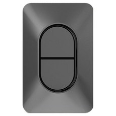 클릭탭 LUNA 2구 매입형 1로 스위치 다크 그레이, 1개 생활용품/생활전기용품 반품 최저가 16,300원