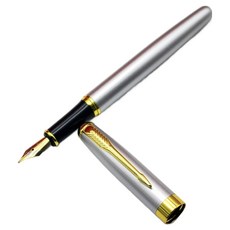 미소로운 선물용 비즈니스 만년필, F, 실버 문구/오피스/필기류 반품 최저가 6,200원