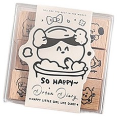 동아피엠에스 다이어리꾸미기 동물캐릭터 우드 스탬프 9종 세트 Dream diary, 1세트 문구/오피스/데코/포장용품 반품 최저가 7,800원