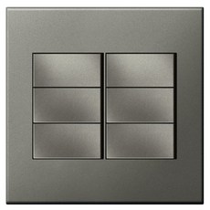 르그랑 유럽배선기구 아테오 한국형 Simple 직사각 원톤 6구 스위치 마그네슘, 1개 생활용품/생활전기용품 반품 최저가 55,760원