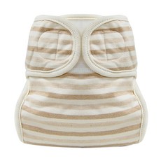 베이비앙 오가닉 스트라이프 입체형 기저귀커버, 1개 출산/유아동/출산준비물/선물 반품 최저가 5,470원