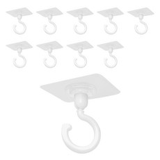 데이리듬 360도 회전 무타공 조리도구 후크 걸이, 화이트, 10개 주방용품/주방조리도구 반품 최저가 4,290원