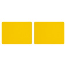 생활과주방 심플 실리콘 테이블 방수 논슬립 식탁 매트, 옐로우, 2개, 40 x 30 cm 주방용품/주방잡화 반품 최저가 8,280원