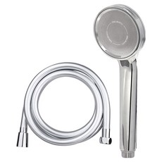 대림바스 1기능 수압상승 샤워헤드 + PVC 샤워호스 2m 세트, 1개, 크롬 + 실버 홈인테리어/욕실용품 반품 최저가 18,400원