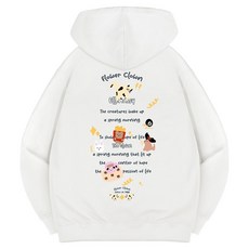 엘런아시 플라워클라운 오버핏 후드 티셔츠 패션의류/잡화/남녀 공용 의류 반품 최저가 9,240원