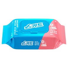 스카트 세균 닦는 주방살균 행주티슈, 80개, 1세트 주방용품/행주 반품 최저가 3,520원