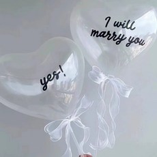 유나우라 셀프웨딩 브라이덜샤워 촬영 용품 풍선 2종 세트, 프로포즈1, 1세트 문구/오피스/파티/이벤트 반품 최저가 7,340원