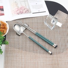 보겐 국산 스퀘어 투톤 실버 수저 + 받침 1인세트, 올리브, 1세트, 숟가락 + 젓가락 + 스텐실버수저받침 주방용품/수저/커트러리 반품 최저가 16,720원