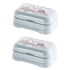 더자카 북유럽풍 스케치 비누곽, 블루, 2개 홈인테리어/욕실용품 반품 최저가 4,510원