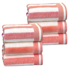 원이네 포근 스트라이프 세면 타월 100g 면사, 핑크, 6개 홈인테리어/수건/타월 반품 최저가 10,240원