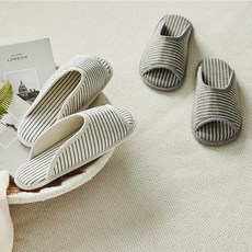 한샘 데일리 홈 슬리퍼 2종 세트, 아이보리 + 그레이, 1세트 홈인테리어/카페트/쿠션 반품 최저가 18,400원