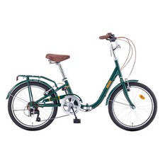 레스포 2025년형 7단 미니벨로 접이식 자전거 20 링크, 다크그린, 138cm, 1개 스포츠/레저/자전거 반품 최저가 199,740원