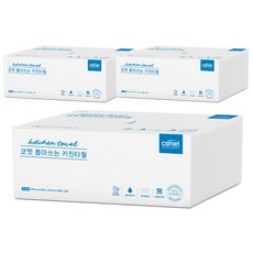 코멧 뽑아쓰는 키친타올, 100매, 3개 주방용품/일회용품/종이컵 반품 최저가 3,790원