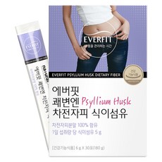 에버핏 쾌변엔 차전자피 식이섬유, 180g, 1개 헬스/건강식품/건강식품 반품 최저가 11,230원