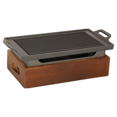 영라이즌 미니화로 가정용 그릴 불판 화로 직사각 대, 31.7cm x 15cm x 3cm, 1세트 주방용품/주방조리도구 반품 최저가 29,800원
