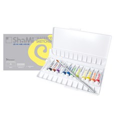 신한화구 샤미 수채화 스케쳐 세트, 12색 문구/오피스/미술/화방용품 반품 최저가 14,190원