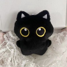 다다랜드 깜냥 고양이 인형 키링, 9cm, 블랙, 1개 완구/취미/인형 반품 최저가 2,400원