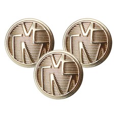 동대문단추왕 금장 펠리체 단추 21mm, 골드반광, 3개 홈인테리어/수예/수선 반품 최저가 3,980원