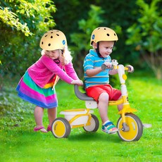 조코 아동용 폴딩 미니 세발자전거 + 어반형 헬멧 세트, 옐로우, 1세트 완구/취미/승용완구 반품 최저가 87,210원