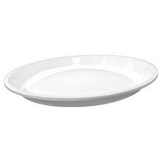 스완 사출 타원접시 지름 230mm 백색, 100개 주방용품/일회용품/종이컵 반품 최저가 30,850원