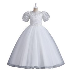 베베몽스토리 여아용 꽃자수 퍼프 롱드레스 문구/오피스/파티/이벤트 반품 최저가 32,350원