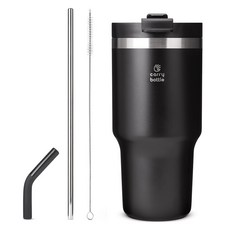 캐리보틀 보온보냉 써밋 텀블러, 블랙, 600ml, 1개 주방용품/보온/보냉텀블러 반품 최저가 20,500원