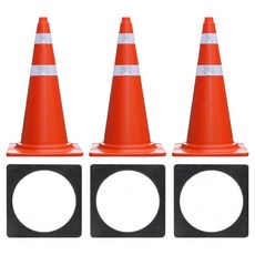 신도산업 칼라콘 + 보강덮개 세트, 오렌지 + 블랙, 3세트 생활용품/안전/호신용품 반품 최저가 19,850원