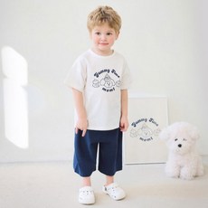 몰리멜리프렌즈 아동용 통기성 야미 타임 7부 상하복 세트 출산/유아동/유아동패션 반품 최저가 7,740원