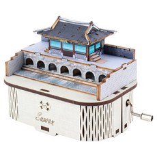 영공방 DIY 우드 모형 수동 오르골 수원 화홍문 입체퍼즐, 혼합색상, 1개 완구/취미/퍼즐/큐브/피젯토이 반품 최저가 18,140원