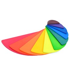 가베가족 하프써클 레인보우 학습교구 KS5904, 혼합색상, 1개 완구/취미/STEAM완구 반품 최저가 12,150원