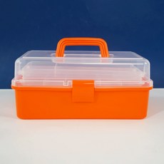 코히모 미술도구 정리 3단 다용도 화구박스 오렌지 5W0130 문구/오피스/미술/화방용품 반품 최저가 11,900원