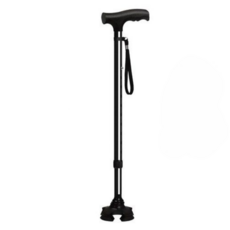 앙멧 길이조절 4발 지팡이, 1개, 블랙 생활용품/건강/의료용품 반품 최저가 13,190원