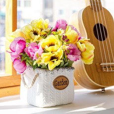 행복한마을 조화 아네모네 화분, 혼합색상, 1개 홈인테리어/홈데코/디퓨저 반품 최저가 15,660원