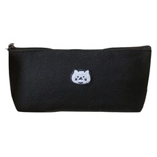 아트조이 심플 자수 필통 파우치, 1개, 블랙 고양이 문구/오피스/학용품/수업준비 반품 최저가 6,500원