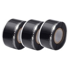 마켓플랜 고탄성 자가접착 실리콘 보수 테이프 블랙, 3개 생활용품/공구/철물/DIY 반품 최저가 9,900원