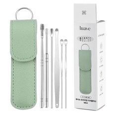 루아브 프리미엄 이어클리너 귀이개 6종 세트 민트, 1세트 생활용품/건강/의료용품 반품 최저가 4,980원