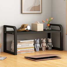 디엔오 책상 정리 공간 수납 소형 선반, 블랙, 1단 홈인테리어/싱글하우스 반품 최저가 14,400원