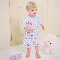 몰리멜리프렌즈 아동용 달콤댕댕 체크 실내복 상하의 세트 출산/유아동/유아동패션 반품 최저가 7,320원