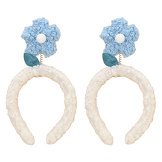 미소로운 포인트 꽃 머리띠, 블루, 2개 문구/오피스/파티/이벤트 반품 최저가 4,460원