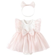 베베니즈 유아용 쉬폰 레이스 민소매 원피스 수트 + 헤어밴드 세트 출산/유아동/출산준비물/선물 반품 최저가 17,230원