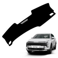 코리스 더 뉴 매트카본 대쉬보드 커버 HUD 무, 블랙스티치, 기아 스포티지 NQ5 PE 24년11월 이후 자동차용품/인테리어 반품 최저가 27,190원