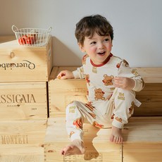 코디아이 아동용 허그미베어 쟈가드 내의 상하의 세트 출산/유아동/유아동패션 반품 최저가 12,070원